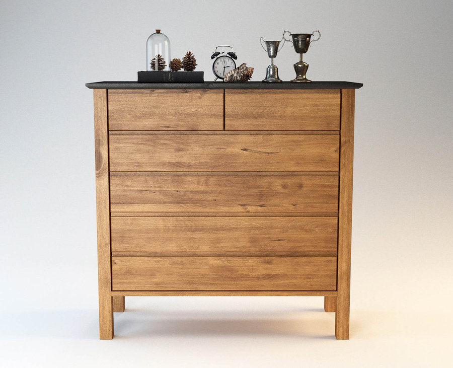 FLORANCE Schubladen Massivholz Kommode
