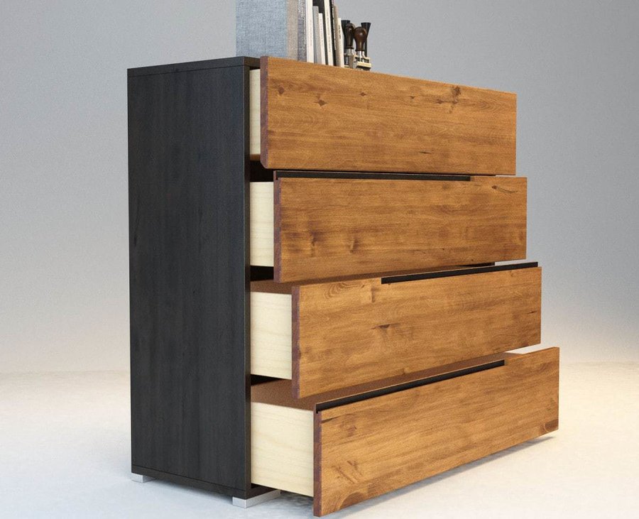 ARDEA Massivholz Kommode