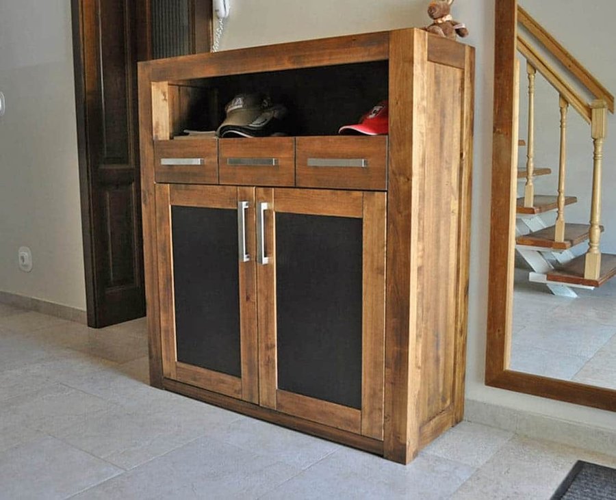 FRONTERA LEATHER Schubladen Massivholz Kommode