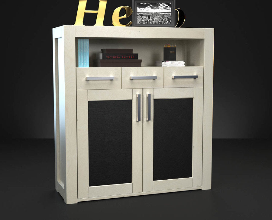 FRONTERA LEATHER Schubladen Massivholz Kommode