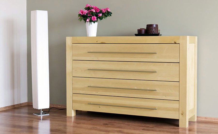 GRANDE Schubladen Massivholz Kommode