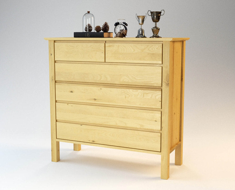 FLORANCE Schubladen Massivholz Kommode