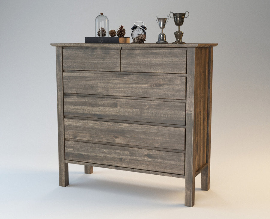 FLORANCE Schubladen Massivholz Kommode