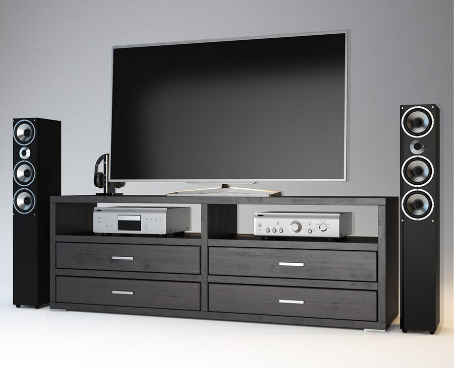 PEDENZA TV-Sideboard/Longboard Massivholz Kommode