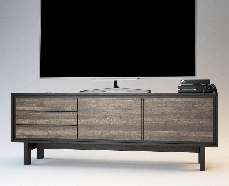 BARCELONA TV-Sideboard/Longboard Massivholz Kommode