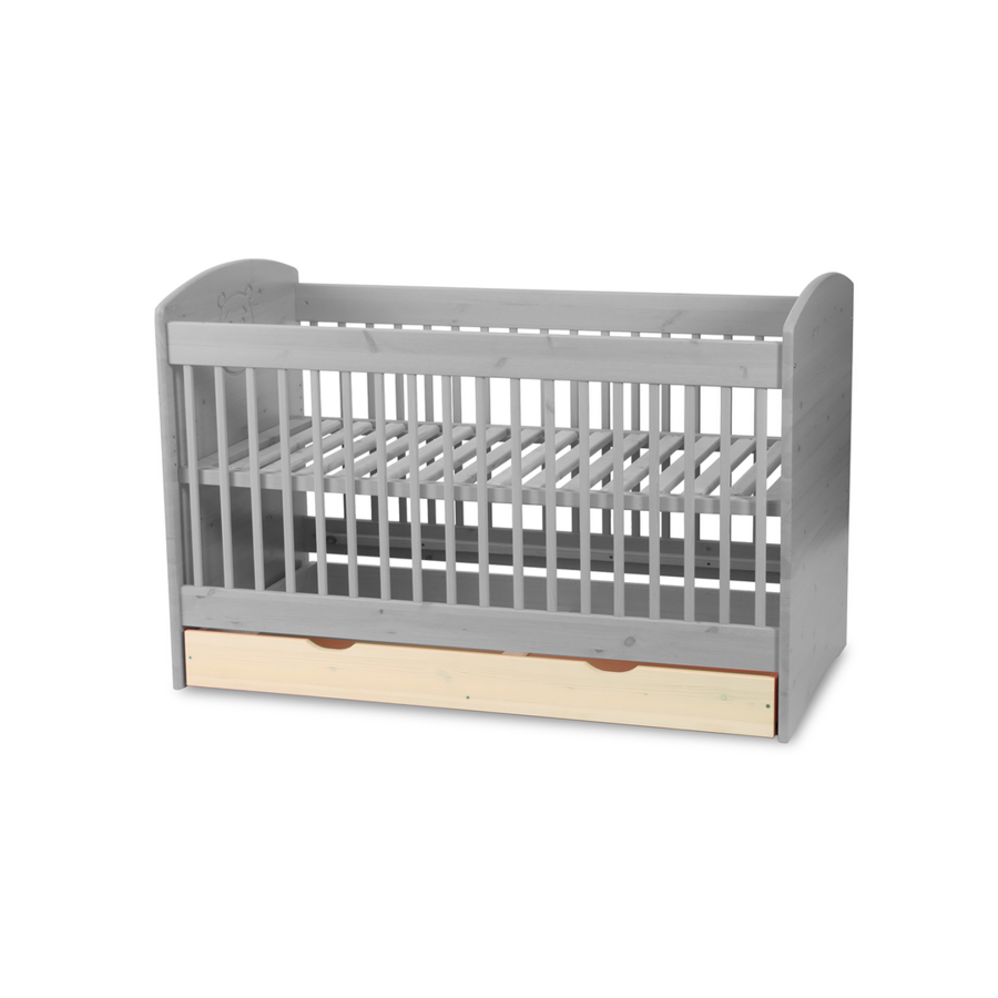 Dream Bettkasten für Babybett 70x140cm - Massivholz Naturholz Bio-Bett