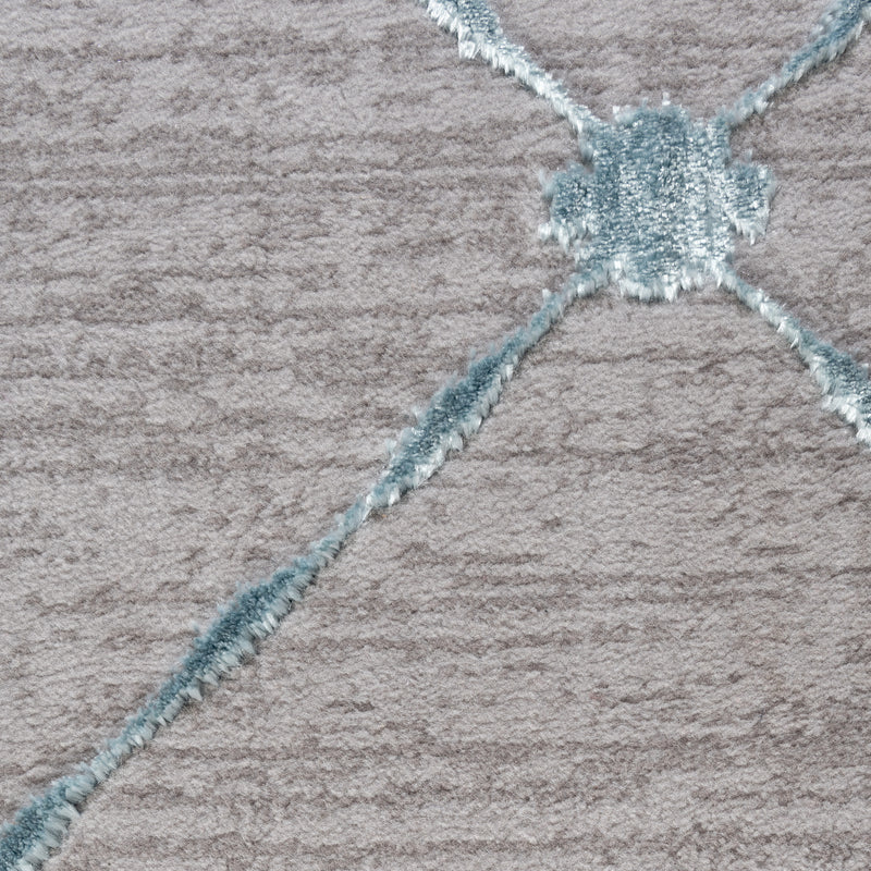 Sehrazat LARA COLLECTION - Serie 702 Blauw Een designtapijt in een klasse apart