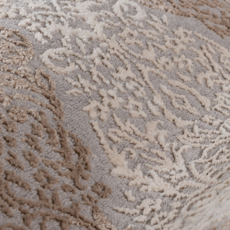 Sehrazat LEXA 4000 Grey Beige Exquisiter Designer Teppich in Grau Beige für anspruchsvolle Innenräume