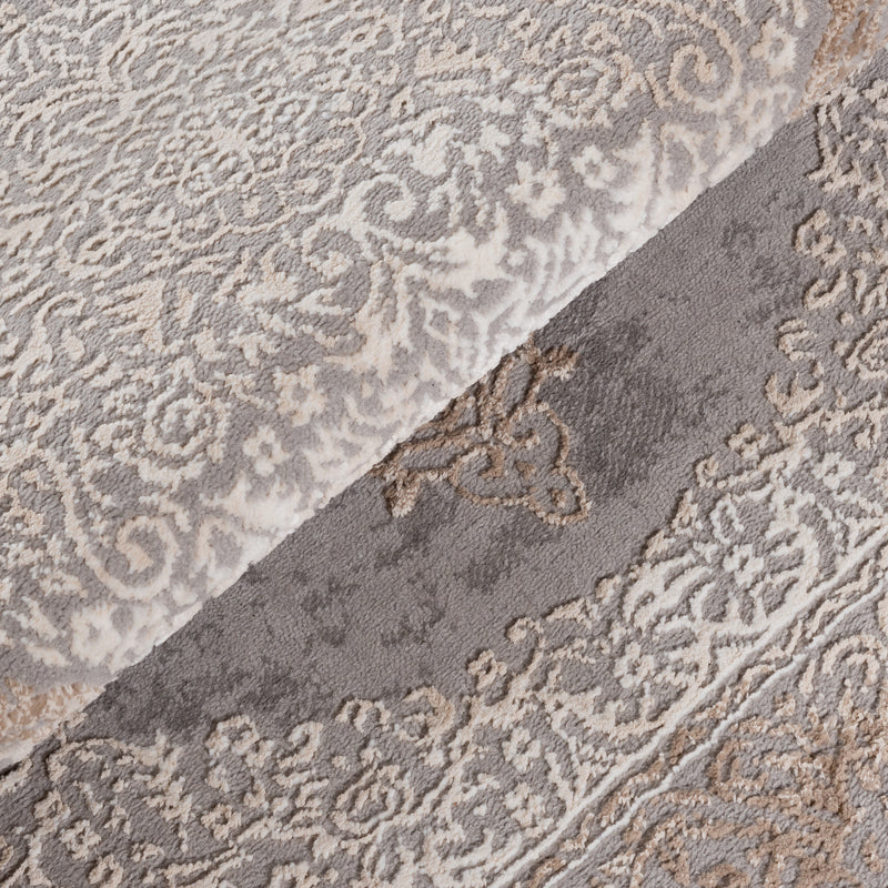 Sehrazat LEXA 4000 Grey Beige Exquisiter Designer Teppich in Grau Beige für anspruchsvolle Innenräume