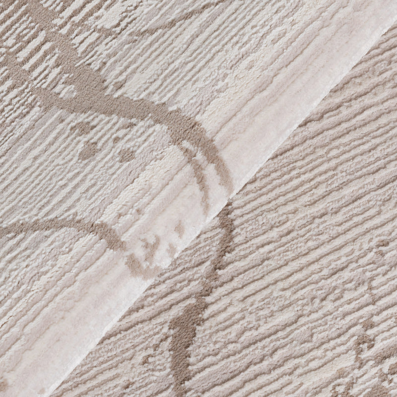 Sehrazat LEXA 6000 Beige Crème Prachtig designtapijt in Beige Crème voor verfijnde interieurs