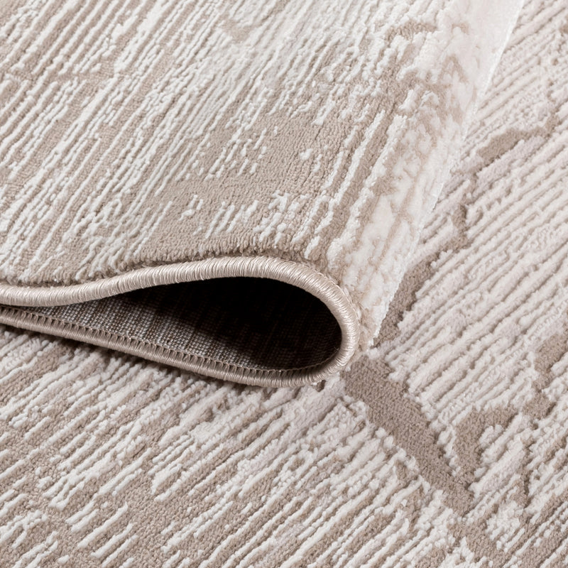 Sehrazat LEXA 6000 Beige Crème Prachtig designtapijt in Beige Crème voor verfijnde interieurs