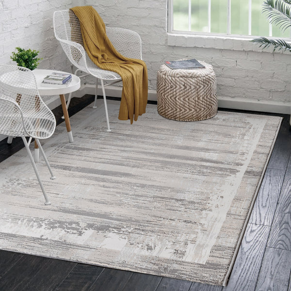 Sehrazat LEXA 7000 Gray Exquisite designer carpet in gray for sophisticated interiors