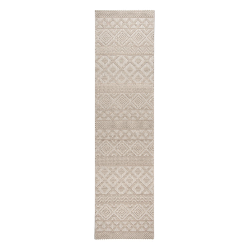 Sehrazat PREMIUM LUXURY COLLECTIE - Modern designtapijt serie 6100 beige met 3D-effect