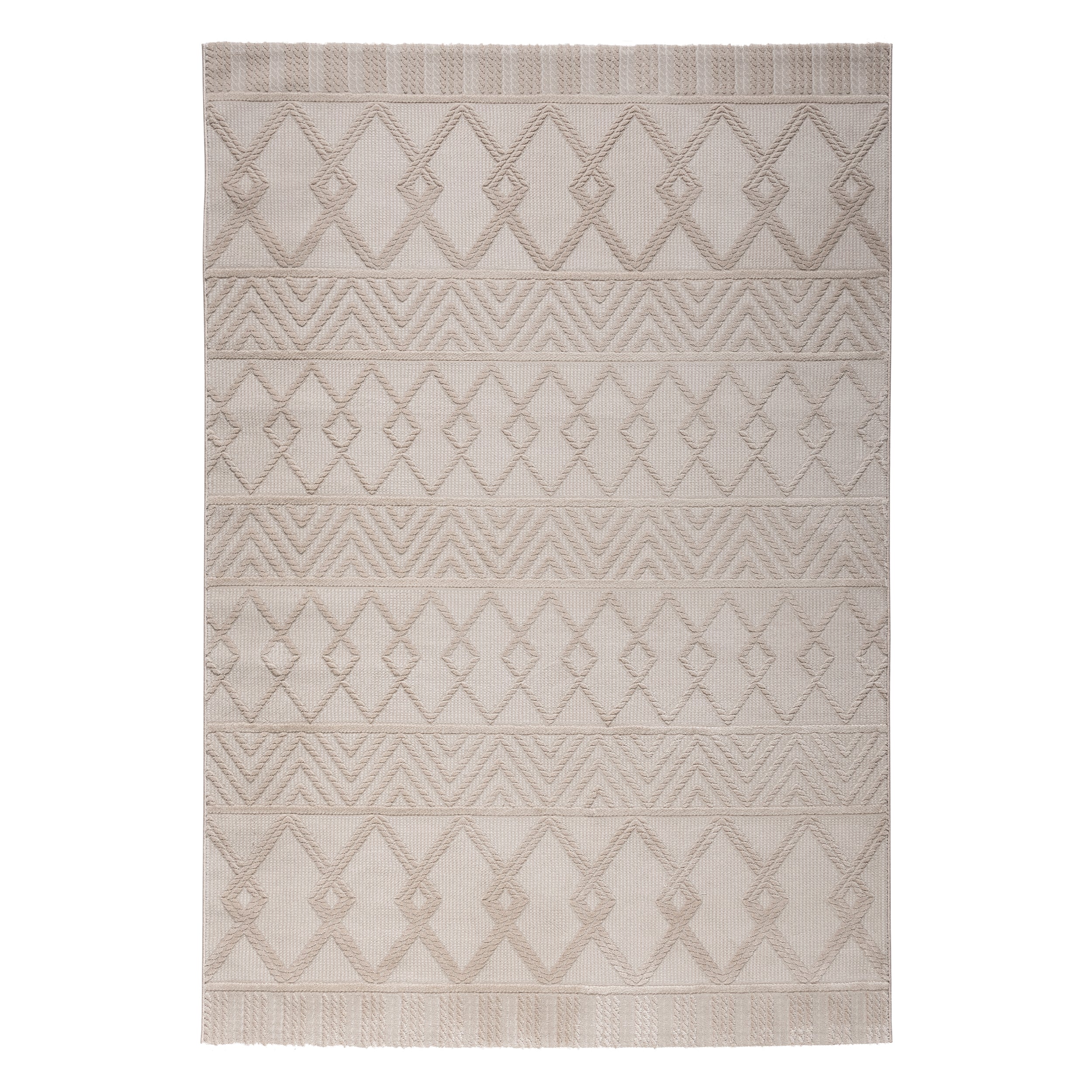 Sehrazat PREMIUM LUXURY COLLECTION - Modern designer carpet series 6200 beige with 3D effect