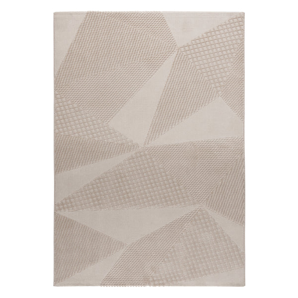 Sehrazat PREMIUM LUXURY COLLECTIE - Modern designtapijt serie 6300 beige met 3D-effect