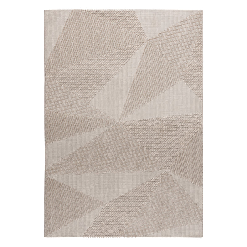 Sehrazat PREMIUM LUXURY COLLECTIE - Modern designtapijt serie 6300 beige met 3D-effect