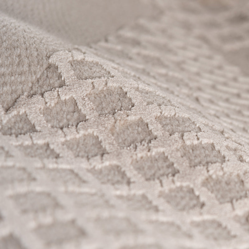 Sehrazat PREMIUM LUXURY COLLECTIE - Modern designtapijt serie 6300 beige met 3D-effect