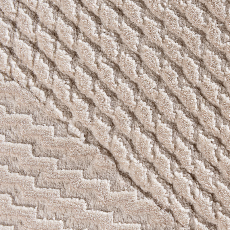 Sehrazat PREMIUM LUXURY COLLECTIE - Modern designtapijt serie 6300 beige met 3D-effect