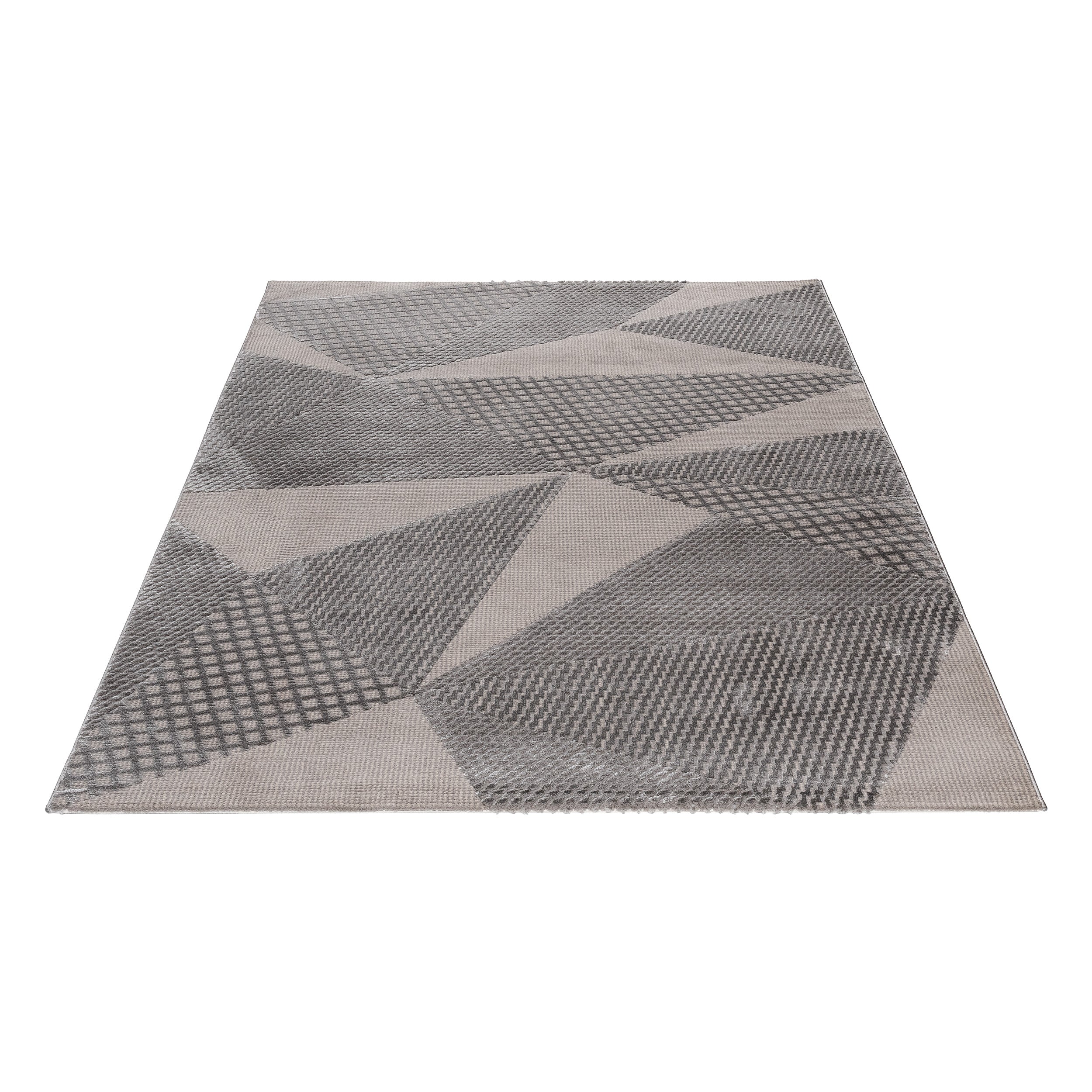 Sehrazat PREMIUM LUXURY COLLECTION - Modern designer carpet series 6300 Gray with 3D effect