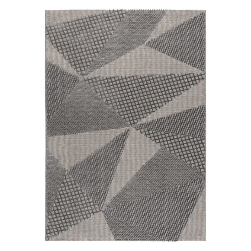 Sehrazat PREMIUM LUXURY COLLECTIE - Modern designtapijt serie 6300 Grijs met 3D-effect