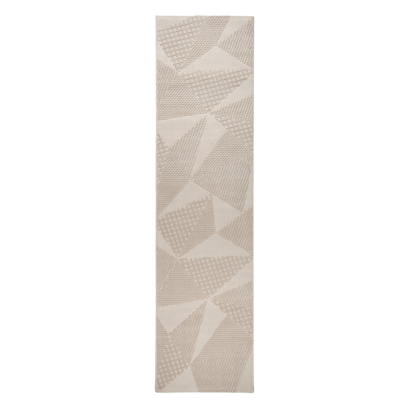 Sehrazat PREMIUM LUXURY COLLECTIE - Modern designtapijt serie 6300 beige met 3D-effect