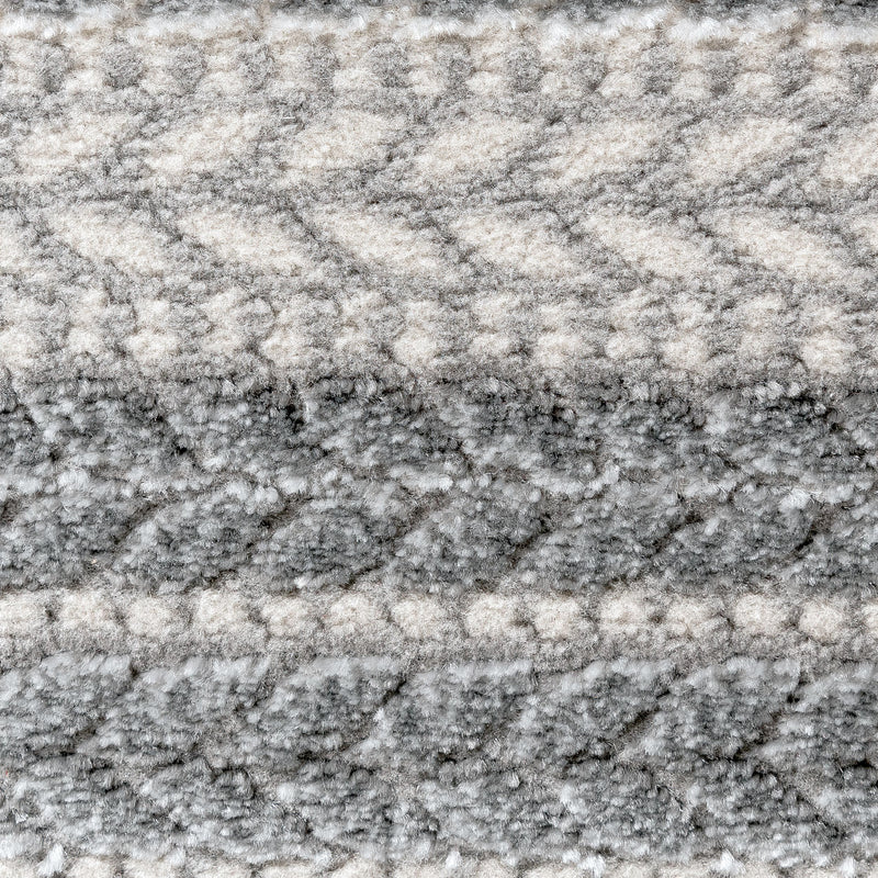 Sehrazat PREMIUM LUXURY COLLECTIE - Modern designtapijt serie 6400 Grijs met 3D-effect