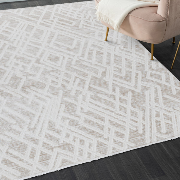 Sehrazat Premium Collection Serie MODA 1320 beige creme mit 3D Effekt Neuheit