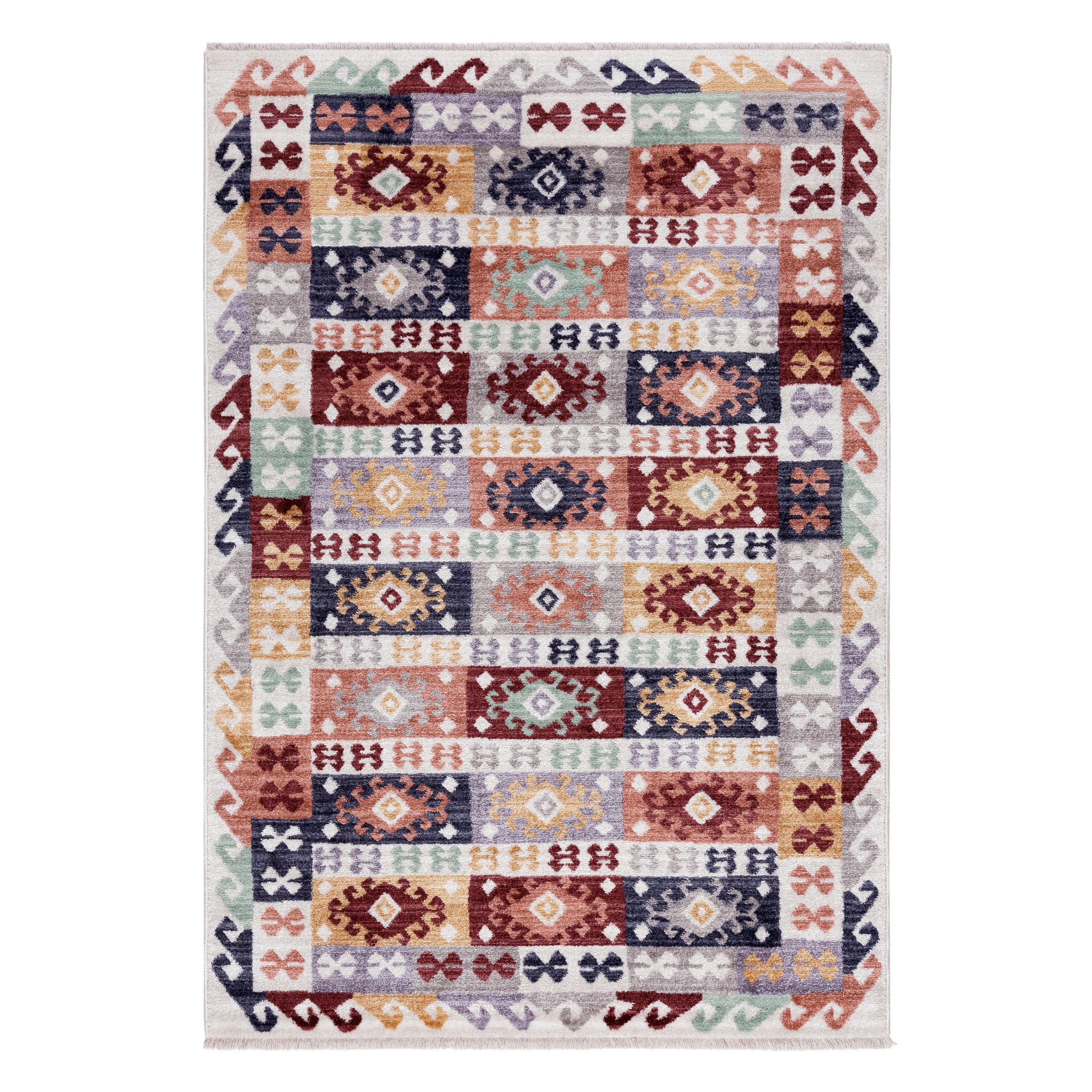 SEHRAZAT MODERN MYSTIC COLLECTION - Moderner Designer Teppich Serie MYSTIC 2400 Multicolor
