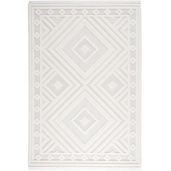 Sehrazat Teppichserie Oslo 9840 cream - Moderne Kurzflor Kollektion 2023/2024 in verschiedenen Größen
