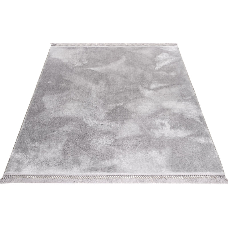 Sehrazat Collection Softy Serie 1750 grey mit fransen - Ein Hauch von Luxus und Komfort für Ihr Zuhause