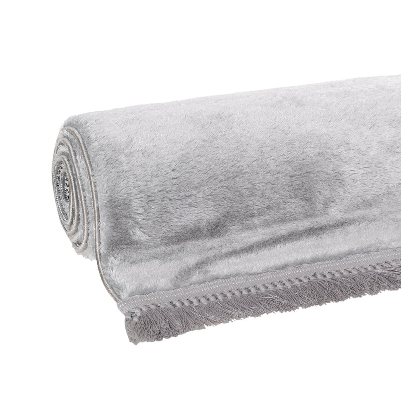 Sehrazat Collection Softy Serie 1750 grey mit fransen - Ein Hauch von Luxus und Komfort für Ihr Zuhause
