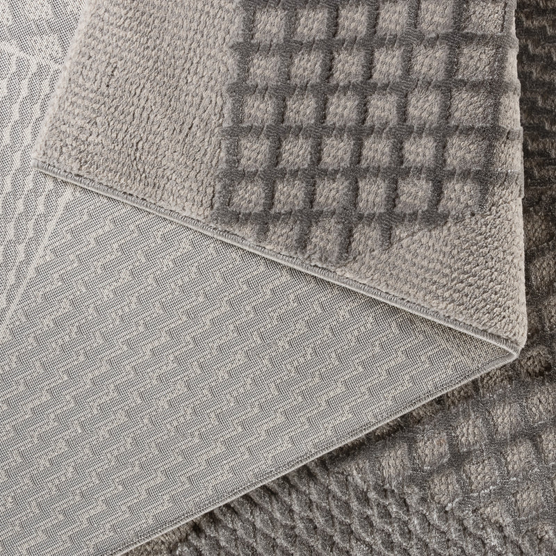 Sehrazat PREMIUM LUXURY COLLECTIE - Modern designtapijt serie 6300 Grijs met 3D-effect