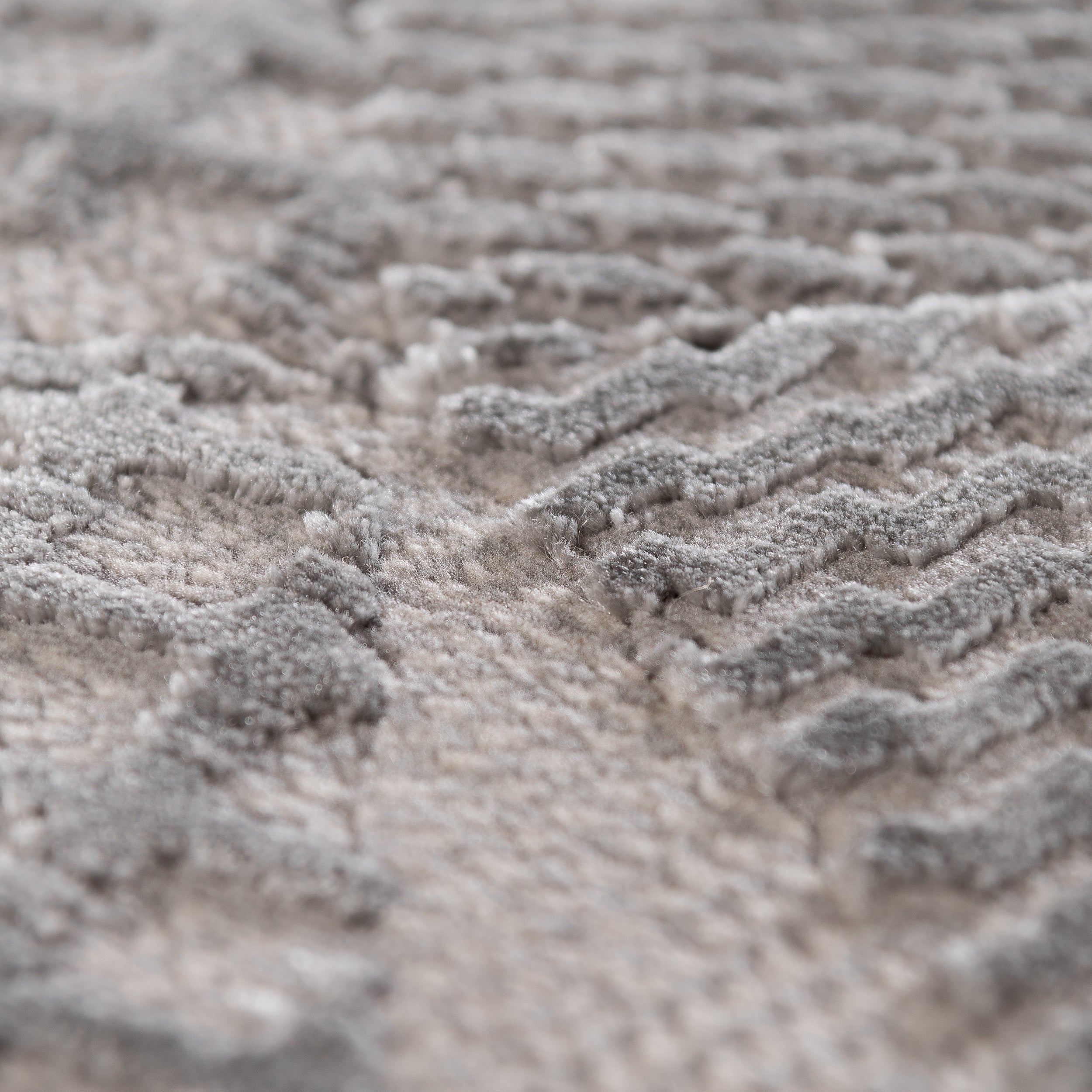 Sehrazat PREMIUM LUXURY COLLECTION - Modern designer carpet series 6300 Gray with 3D effect