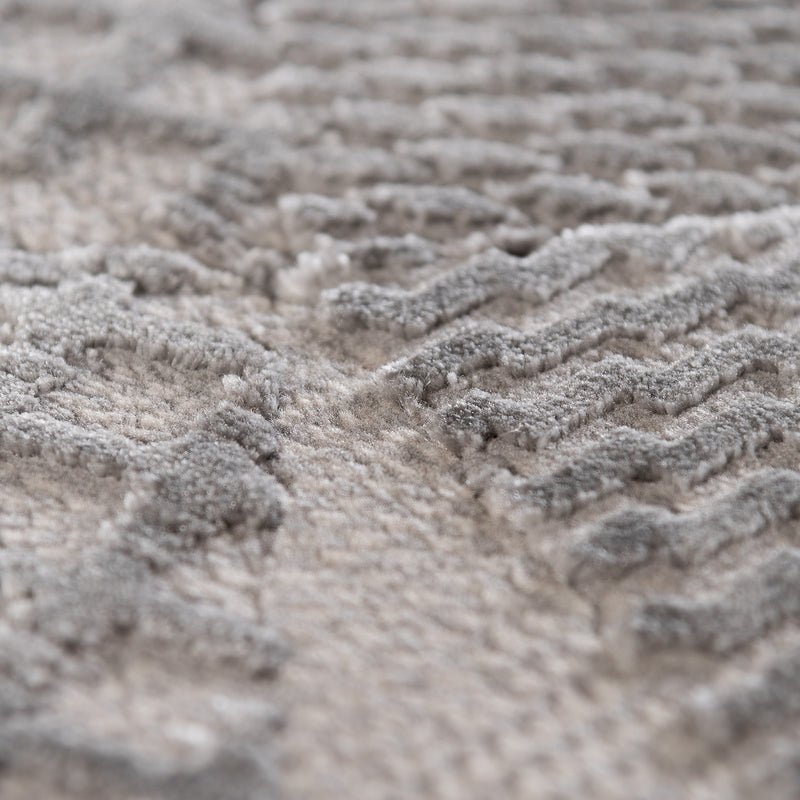 Sehrazat PREMIUM LUXURY COLLECTIE - Modern designtapijt serie 6300 Grijs met 3D-effect