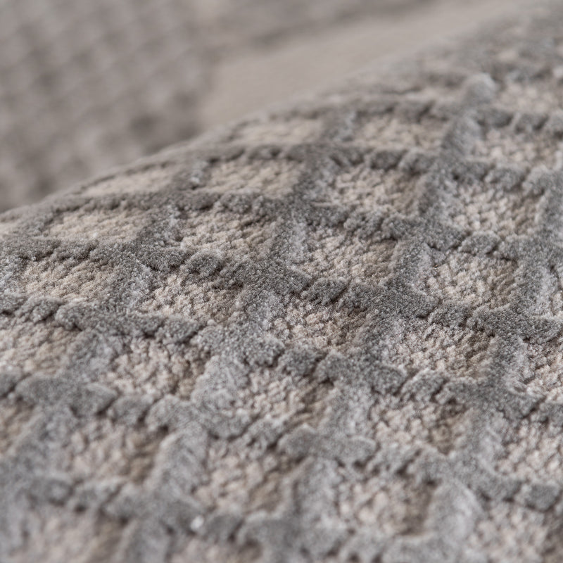 Sehrazat PREMIUM LUXURY COLLECTIE - Modern designtapijt serie 6300 Grijs met 3D-effect