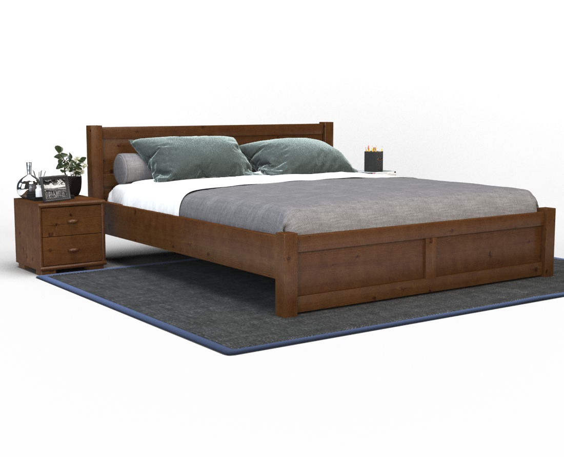 Vanessa Kieferbett | Massivholz | Naturholz | 100% Bio-Bett