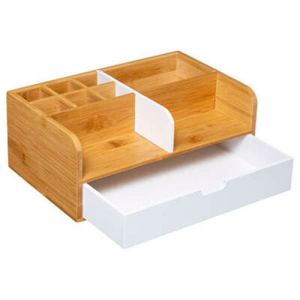 Mex desk office organizer 1 lade ladekast gemaakt van 100% bamboehout in verschillende kleuren