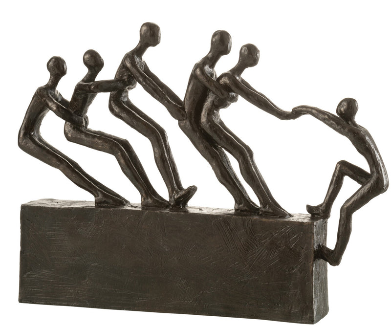 Figur Skulptur "Teamwork freunde halten zusammen" Geschenkidee Dekoration Höhe 27.5cm Deko Handgefertigt