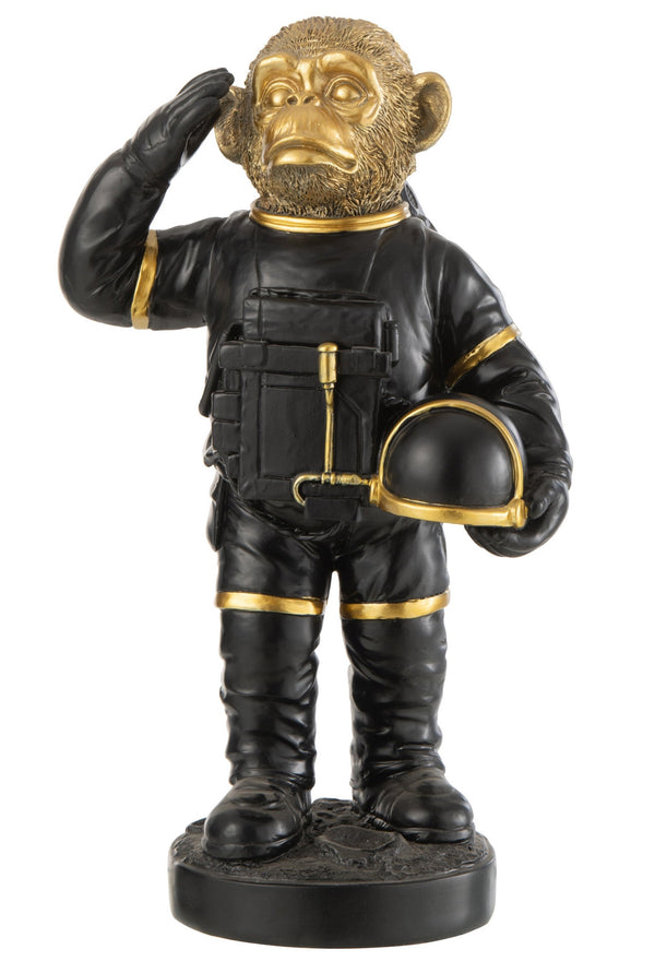 Affe Astronaut Figur Höhe 32cm Handbemalt Premium Qualität