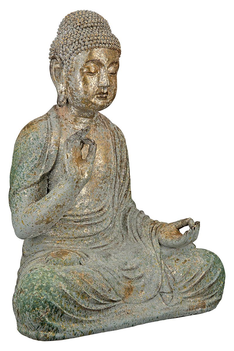 Buddha Bodhi mit antikem Kupferfinish - Für den Außenbereich geeignet