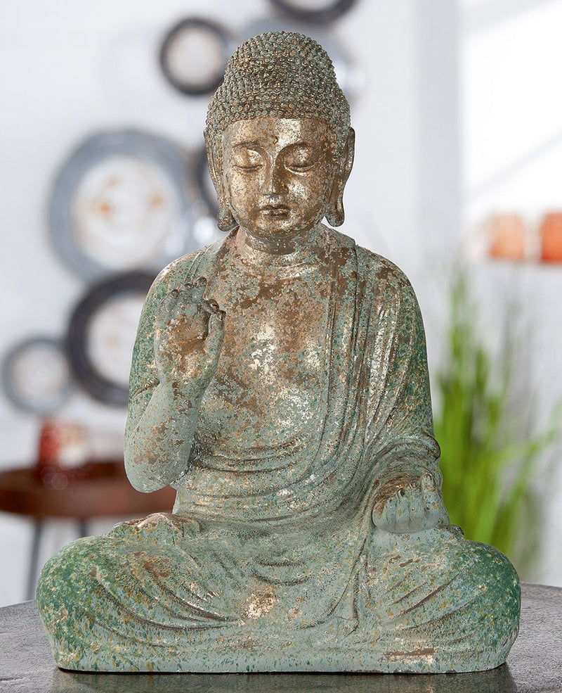 Buddha Bodhi mit antikem Kupferfinish - Für den Außenbereich geeignet