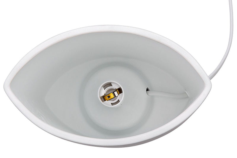 Design Lampe Yin und Yang aus Porzellan Höhe 28cm