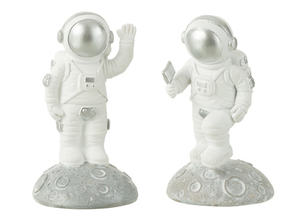2er Set Handgefertigte Astronaut Figuren Verleihen Sie Ihrem Zuhause eine intergalaktische Note