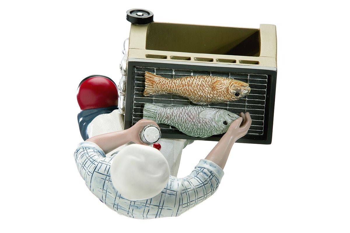 Grilling fun with the Clown Grillprofi Collector's item Handmade