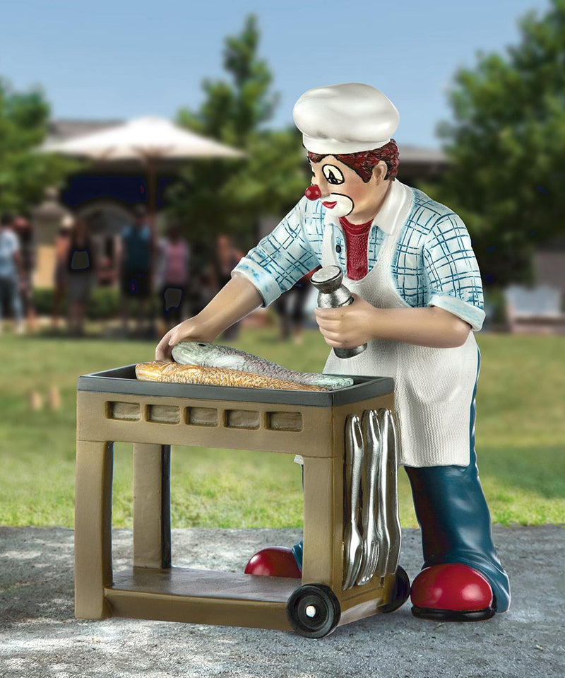 Grillvergnügen mit dem Clown Grillprofi Sammlerstück Handgefertigt