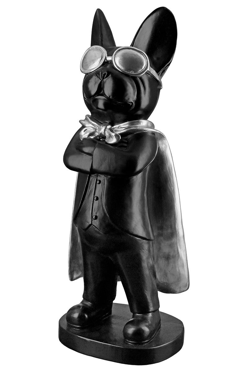 Poly Hund Hero Dog stehend schwarz Höhe 32.5cm