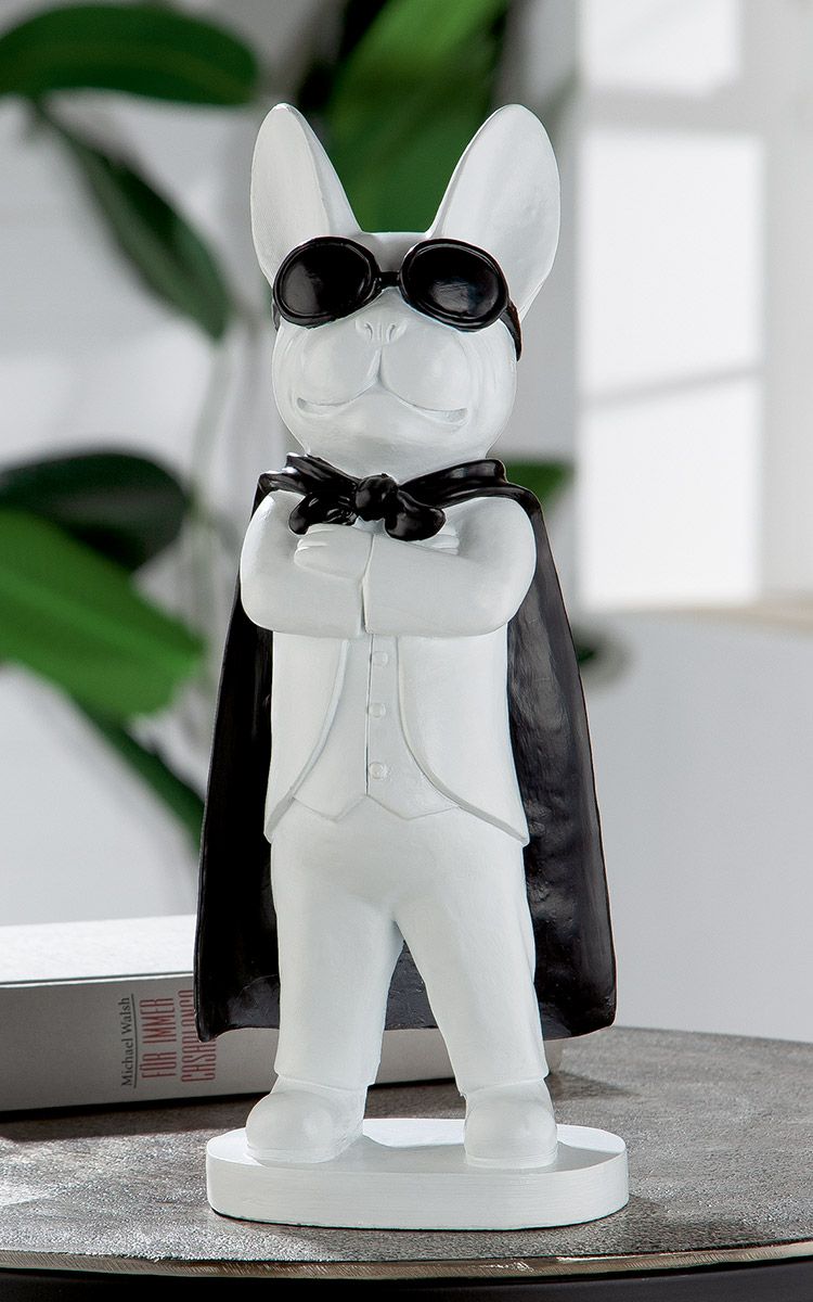 Poly dog ​​Hero Dog standing white height 32.5cm