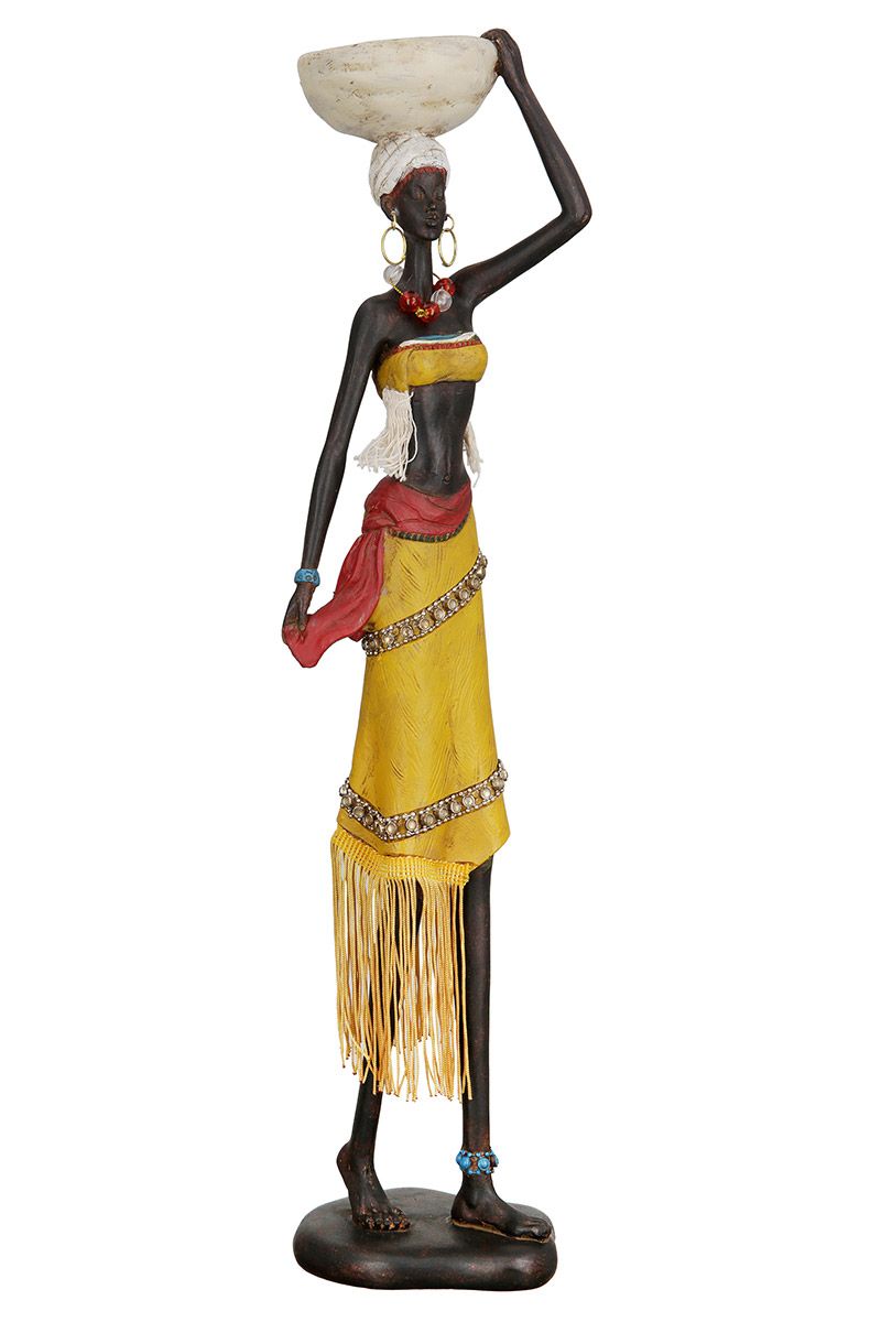 Poly Afrikanerin "Auma" - Eine authentische Kunstfigur in beeindruckender Größe