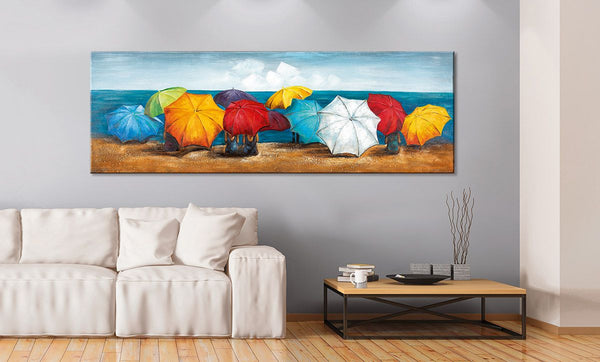 Schilderij Rimini kleurrijk zand als 3D-element breedte 150cm