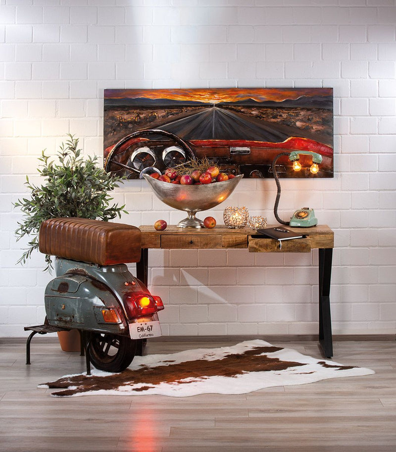 Longo sideboard made of mango wood - a handmade piece of furniture for stylish decoration
